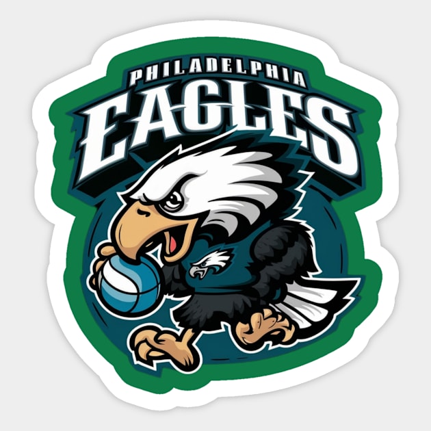 Philadelphia Eagles Sticker by TshirtMA